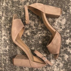 Suede Steve Madden Strappy Heel